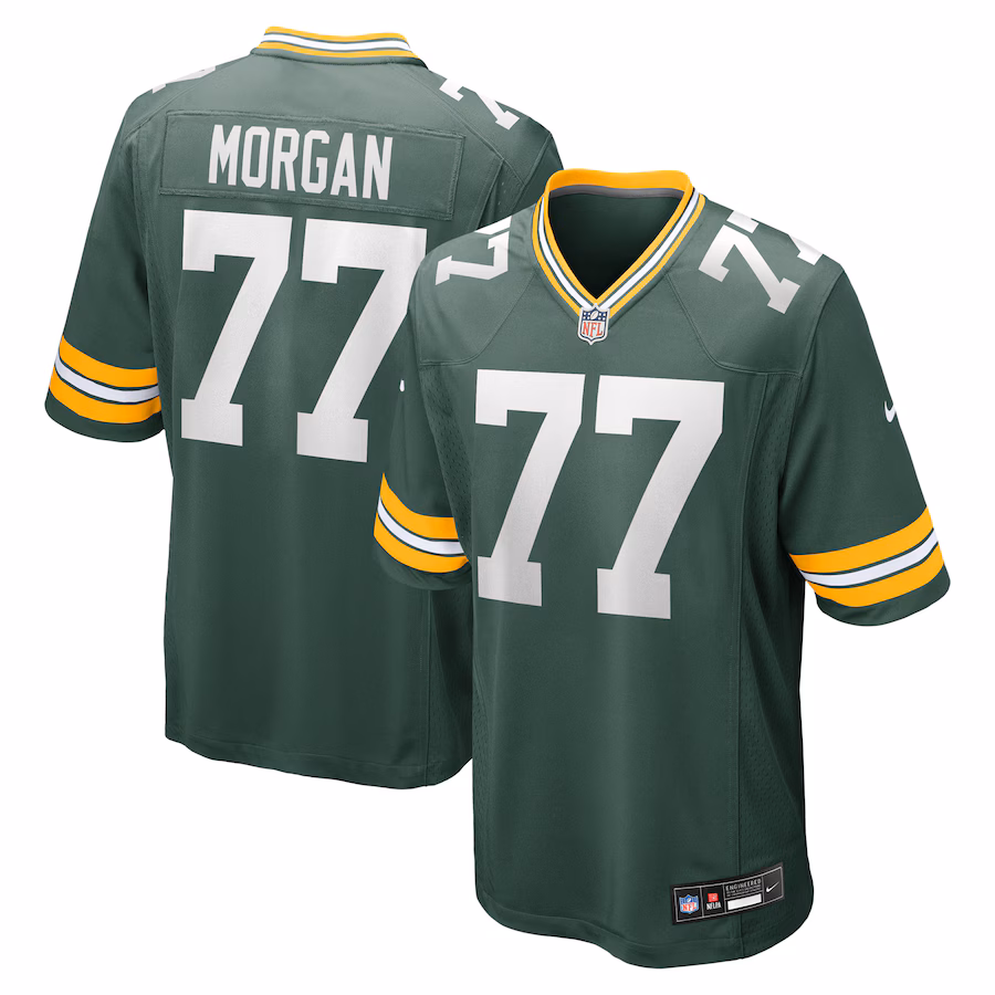 Men's Green Bay Packers Jordan Morgan Nike Green Player Game Jersey - Jersey