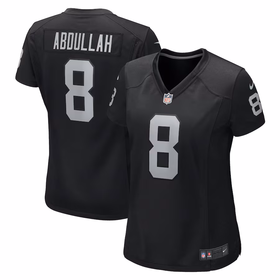 Women's Las Vegas Raiders Ameer Abdullah Nike Black Game Jersey - Jersey