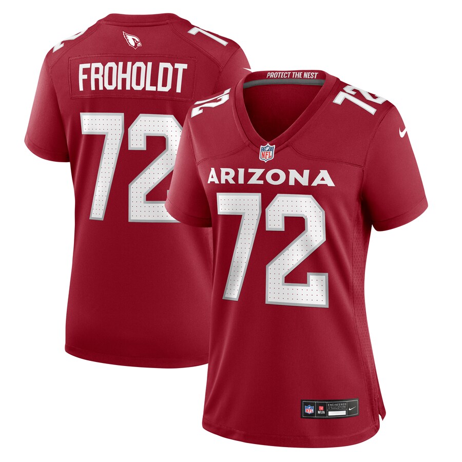 Women's Arizona Cardinals Hjalte Froholdt Nike Cardinal Game Jersey - Jersey