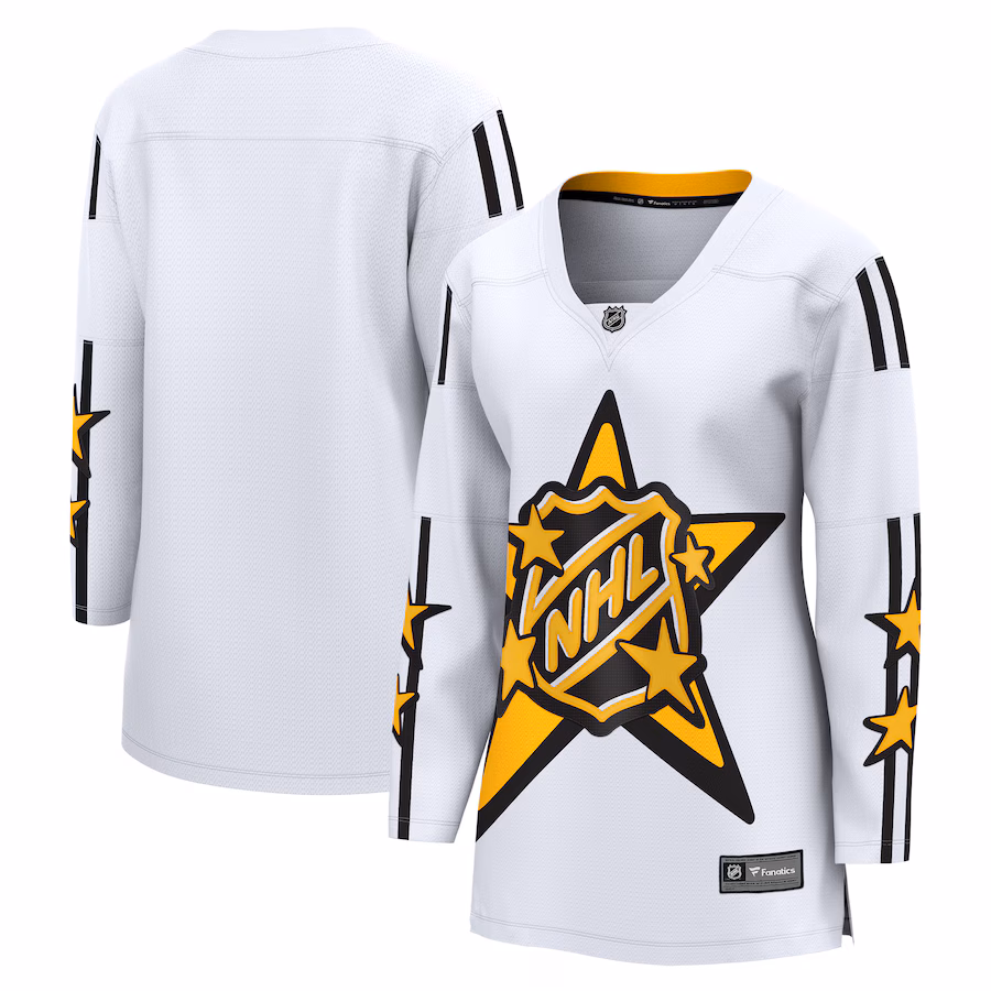 Women's Fanatics White 2024 NHL All-Star Game Breakaway Jersey - Jersey