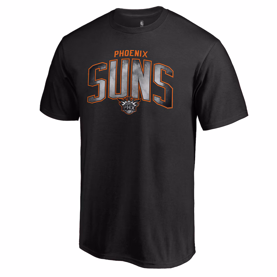 Men's Phoenix Suns Black Arch Smoke T-Shirt - Jersey