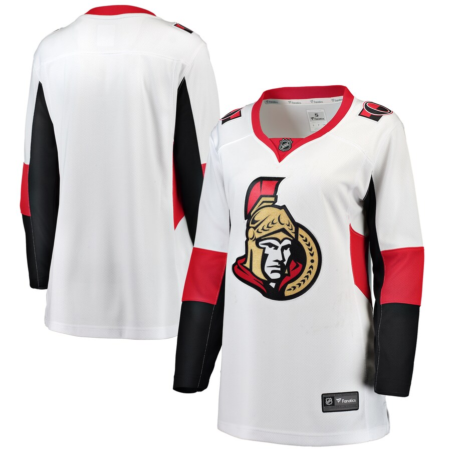 Women's Ottawa Senators Fanatics Branded White Away Breakaway Jersey - Jersey