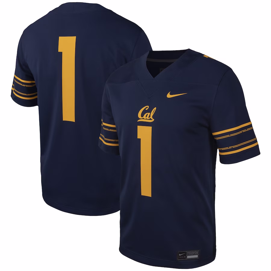 #1 Cal Bears Nike Untouchable Football Replica Jersey - Navy - Jersey