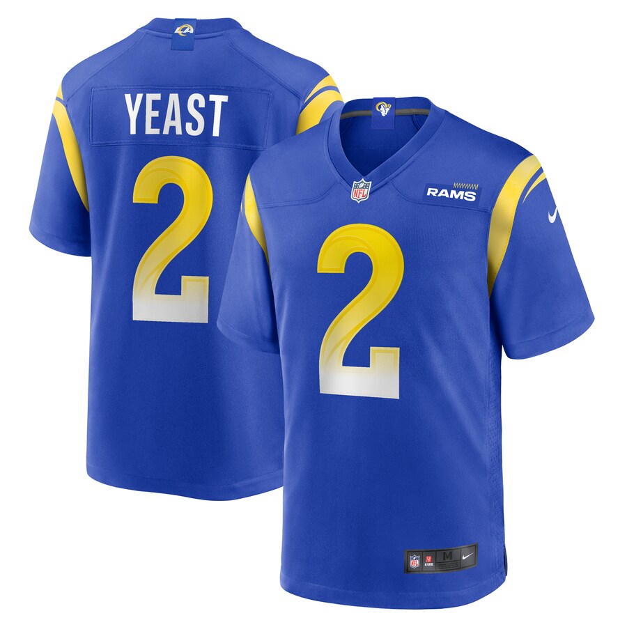 Men's Los Angeles Rams Russ Yeast Nike Royal Home Game Jersey - Jersey