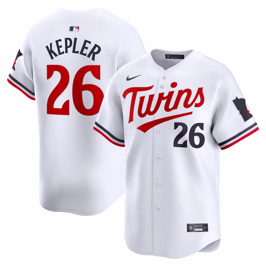Men's Minnesota Twins Max Kepler Nike White Home Limited Player Jersey - Jersey