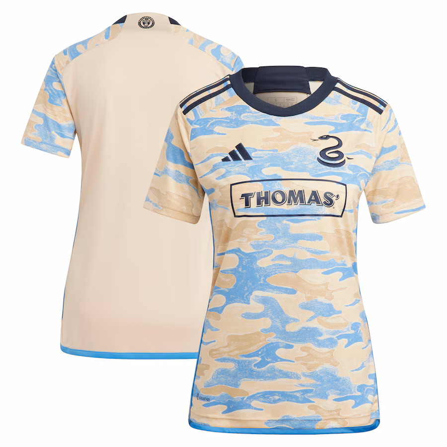 Women's Philadelphia Union adidas Tan 2023 For Philly Replica Jersey - Jersey