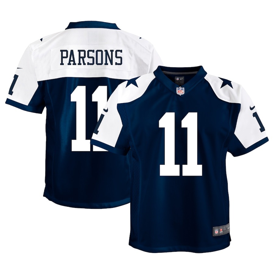 Youth Dallas Cowboys Micah Parsons Nike Navy Alternate Game Jersey - Jersey