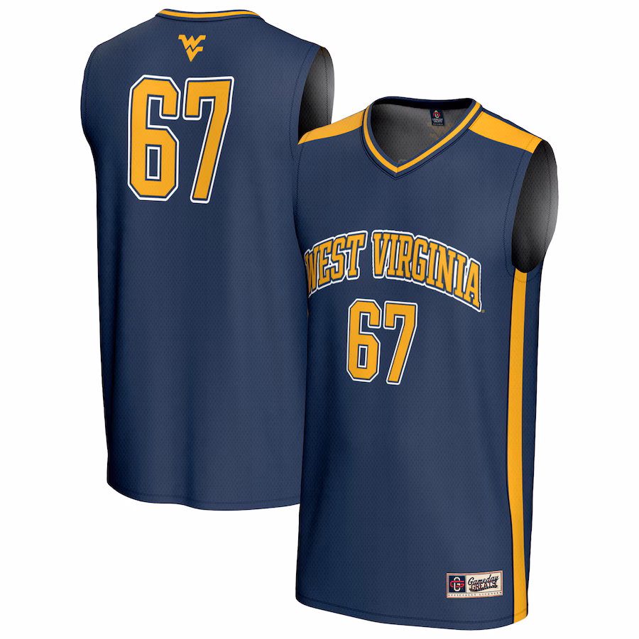 Unisex GameDay Greats #67 Navy West Virginia Mountaineers Lightweight Basketball Jersey - Jersey