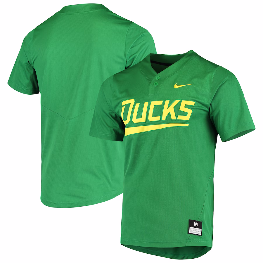 Oregon Ducks Nike Unisex Replica Softball Jersey - Apple Green - Jersey