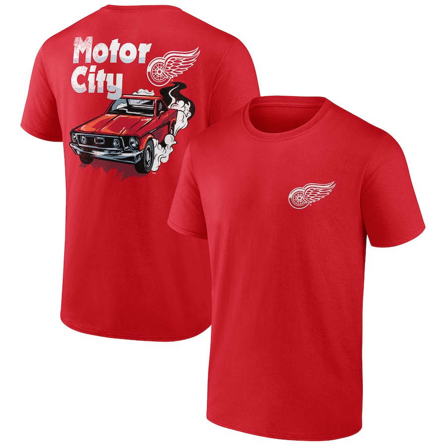 Men's Detroit Red Wings Red Bring It T-Shirt - Jersey