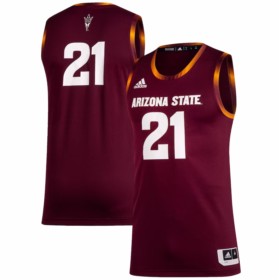 #21 Arizona State Sun Devils adidas Swingman Jersey - Maroon - Jersey