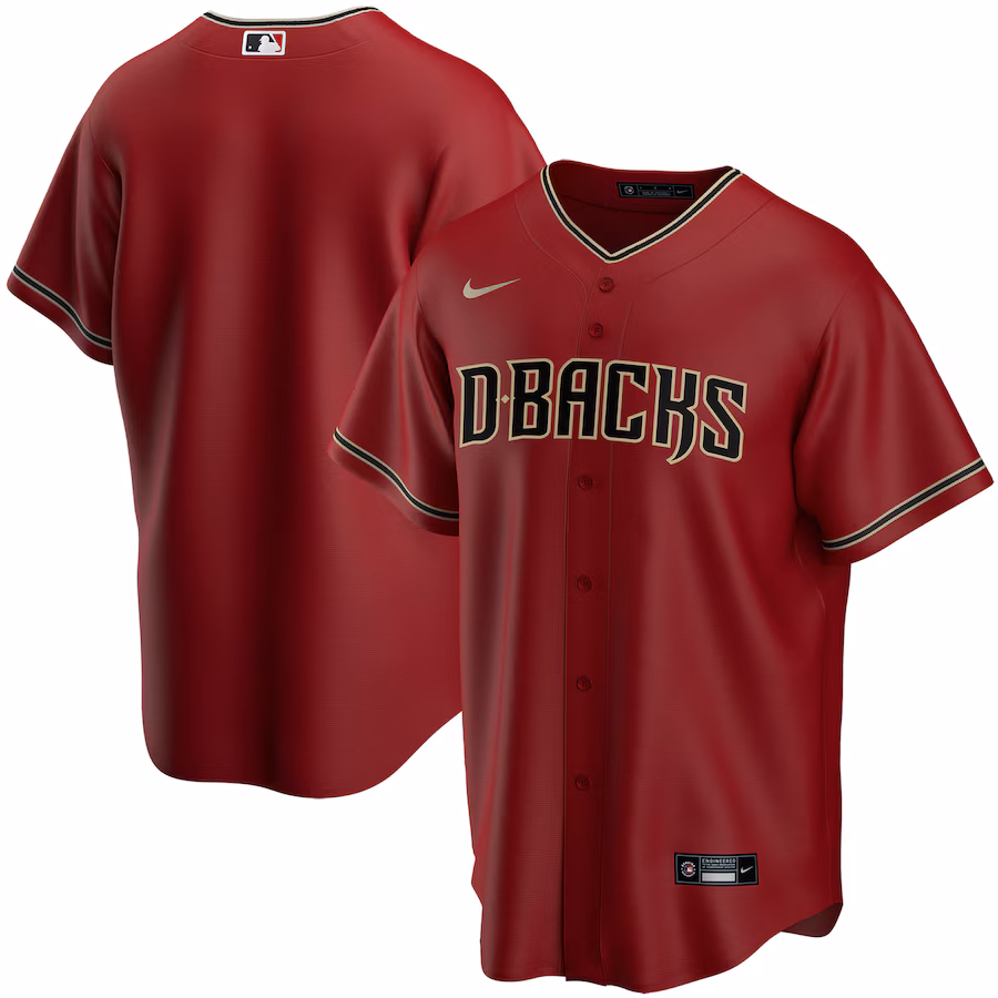Youth Arizona Diamondbacks Nike Red Alternate Replica Team Jersey - Jersey
