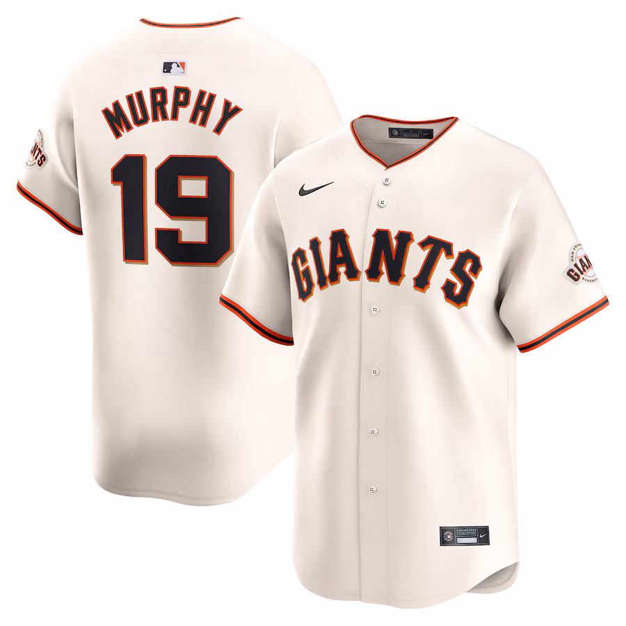 Men's San Francisco Giants Tom Murphy Nike Cream Home Limited Player Jersey - Jersey