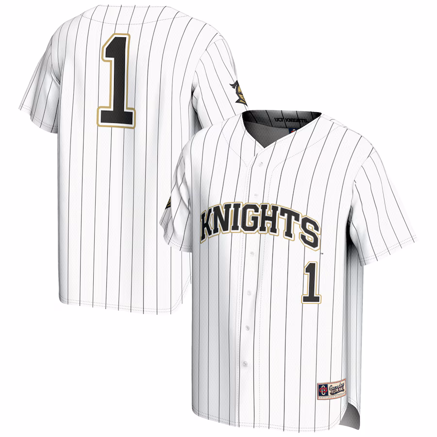Men's GameDay Greats #1 White UCF Knights Lightweight Baseball Jersey - Jersey