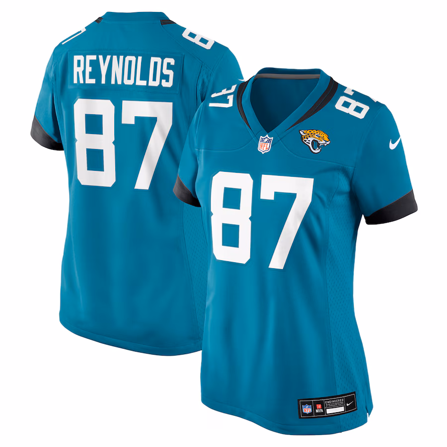 Women's Jacksonville Jaguars Josh Reynolds Nike Teal Team Game Jersey - Jersey