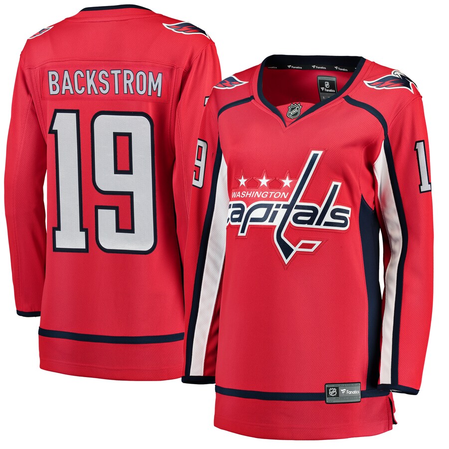 Women's Washington Capitals Nicklas Backstrom Fanatics Branded Red Home Breakaway Player Jersey - Jersey