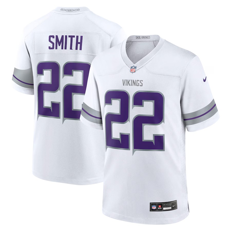 Men's Minnesota Vikings Harrison Smith Nike White Alternate Game Jersey - Jersey