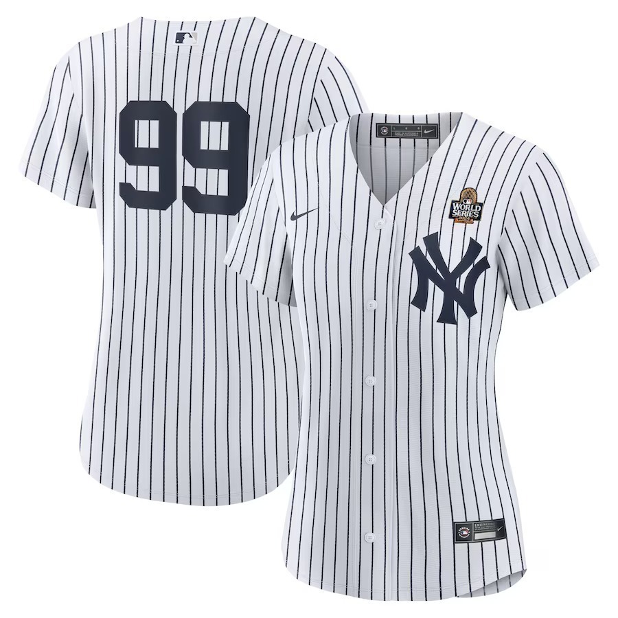 Women's New York Yankees Aaron Judge Nike White 2024 World Series Home Replica Player Jersey - Jersey