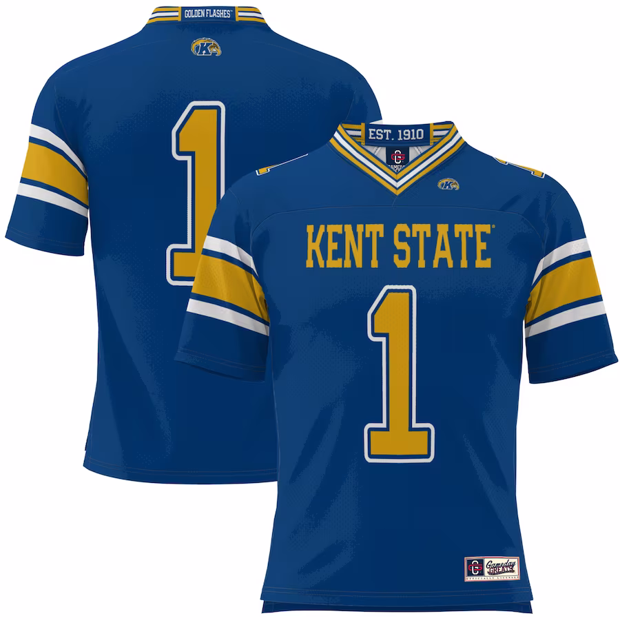 #1 Kent State Golden Flashes GameDay Greats Football Jersey - Navy - Jersey