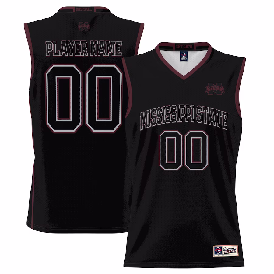 Mississippi State Bulldogs GameDay Greats Youth NIL Pick-A-Player Lightweight Basketball Jersey - Black - Jersey