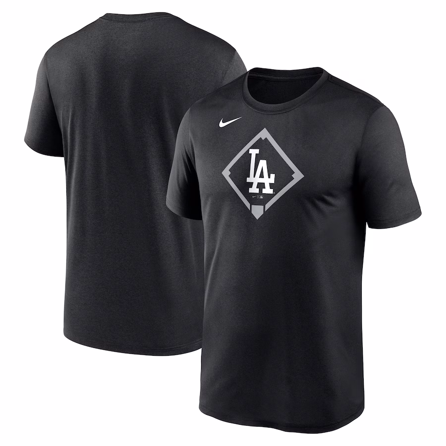 Men's Los Angeles Dodgers Nike Black Icon Legend Performance T-Shirt - Jersey