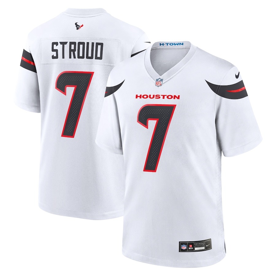 Men's Houston Texans C.J. Stroud Nike White Game Jersey - Jersey