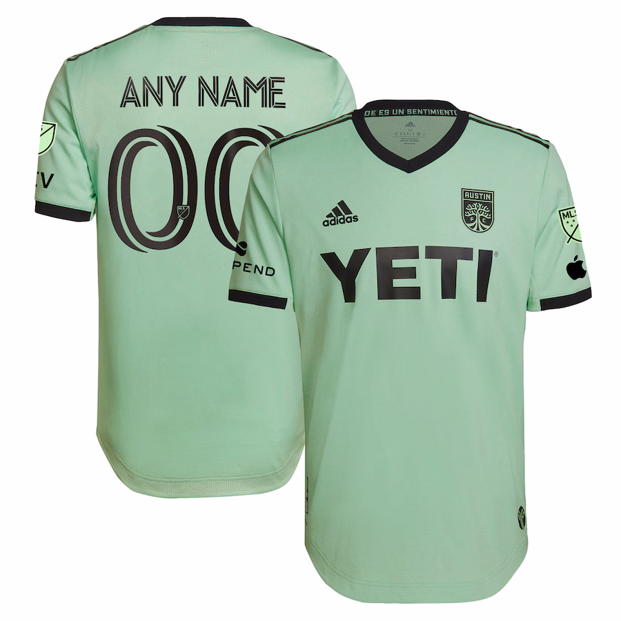 Men's Austin FC  adidas Mint 2023 The Sentimiento Kit Authentic Custom Jersey - Jersey