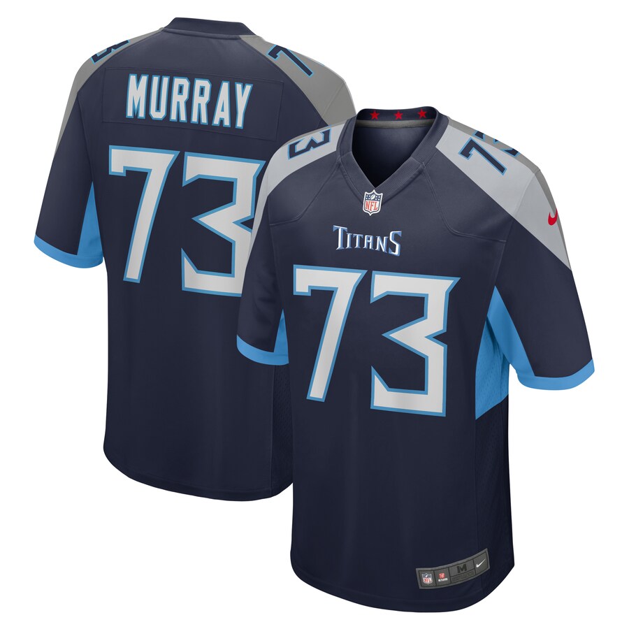 Men's Tennessee Titans Justin Murray Nike  Navy Team Game Jersey - Jersey