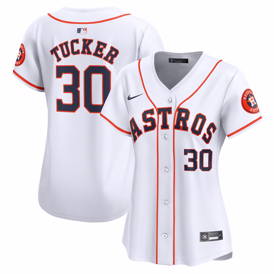 Women's Houston Astros Kyle Tucker Nike White Home Limited Player Jersey - Jersey