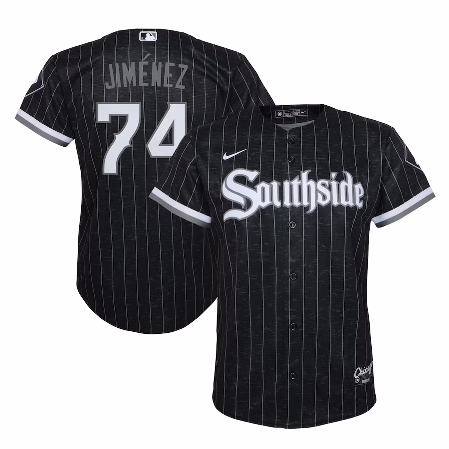 Youth Chicago White Sox Eloy Jimenez Nike Black City Connect Replica Player Jersey - Jersey