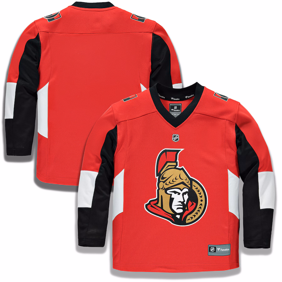 Youth Ottawa Senators Fanatics Red Home Replica Blank Jersey - Jersey