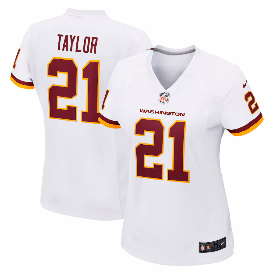 Women's Washington Football Team Sean Taylor Nike White Retired Player Game Jersey - Jersey