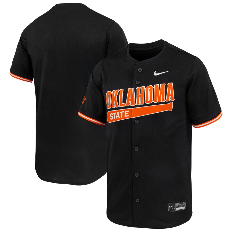 Men's Nike Black Oklahoma State Cowboys Limited Baseball Jersey - Jersey