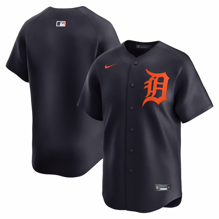 Men's Detroit Tigers  Nike Navy  Alternate Limited Jersey - Jersey