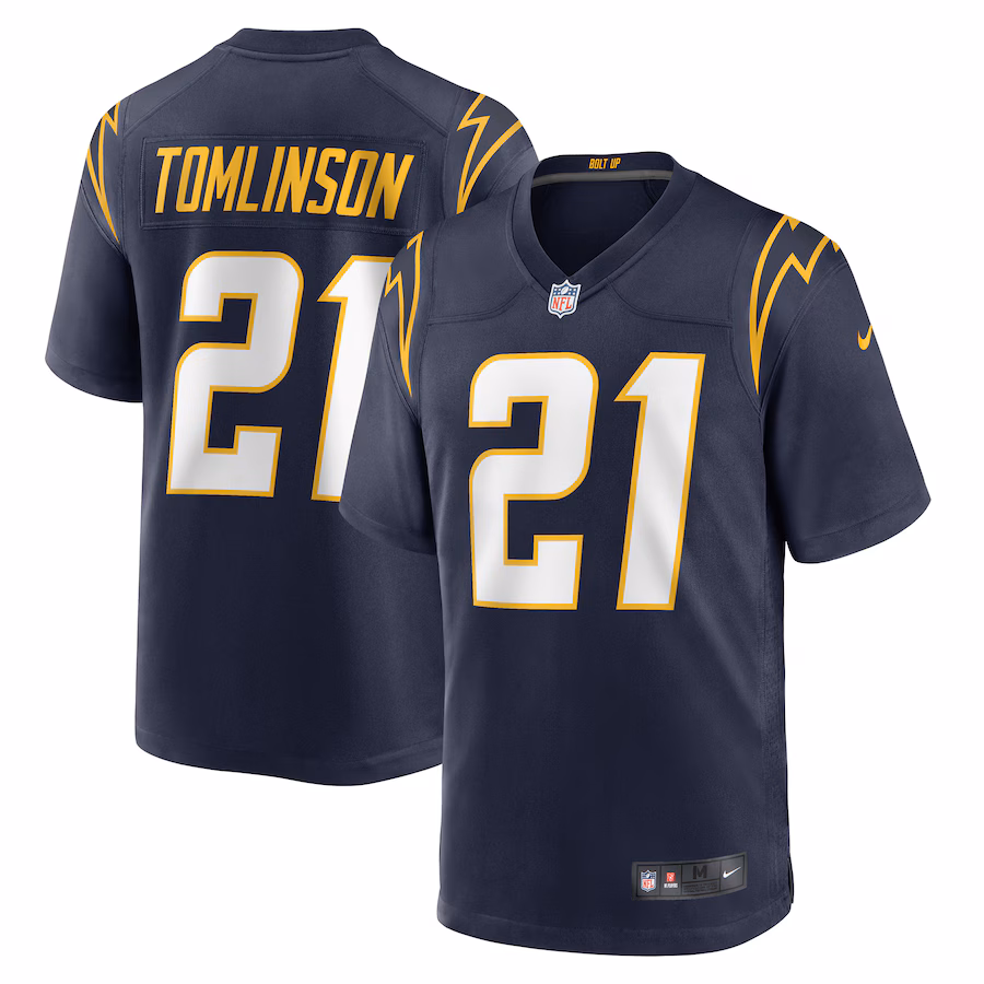 Men's Los Angeles Chargers LaDainian Tomlinson Nike Navy Retired Player Alternate Game Jersey - Jersey