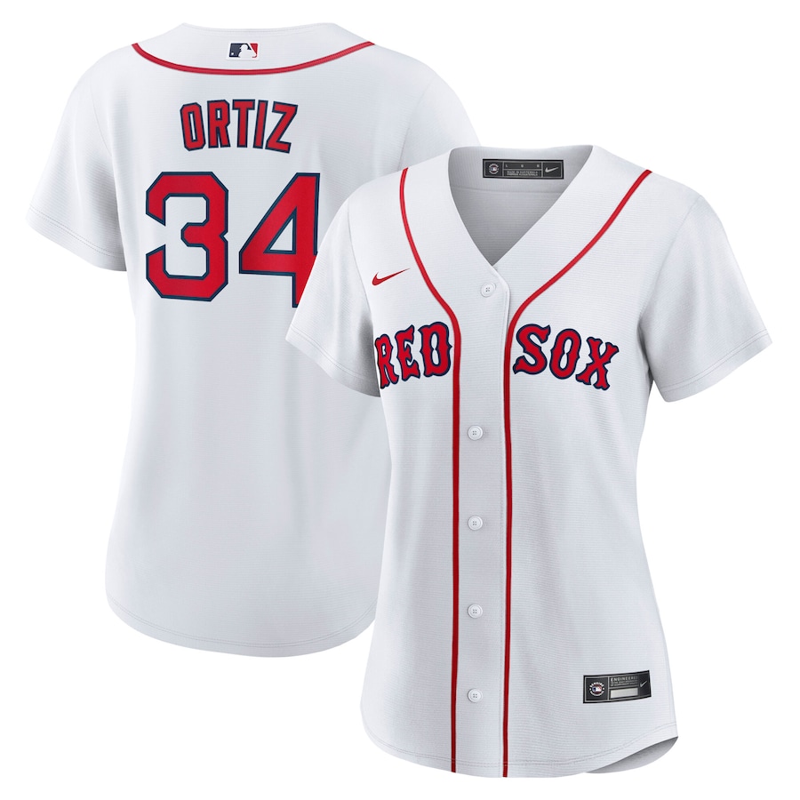 Women's Boston Red Sox David Ortiz Nike White Home Replica Jersey - Jersey