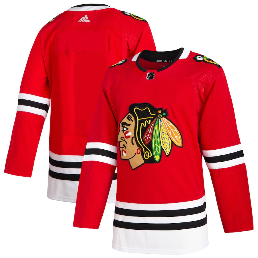 Men's Chicago Blackhawks adidas Red Home Authentic Jersey - Jersey
