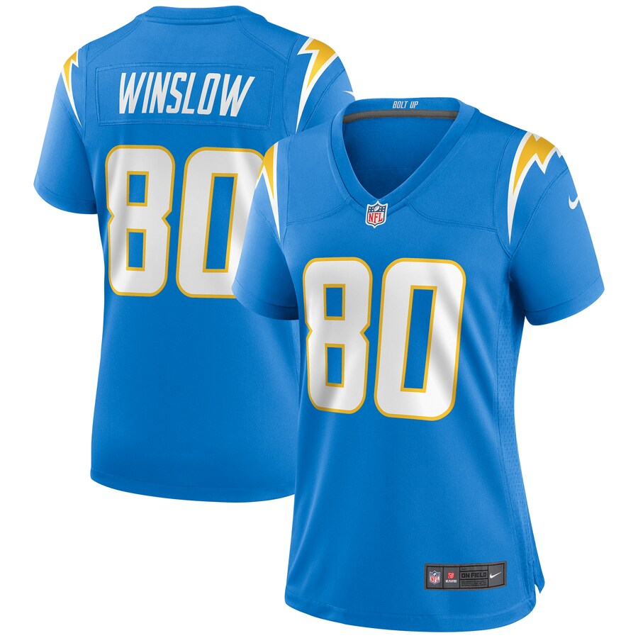 Women's Los Angeles Chargers Kellen Winslow Nike Powder Blue Game Retired Player Jersey - Jersey
