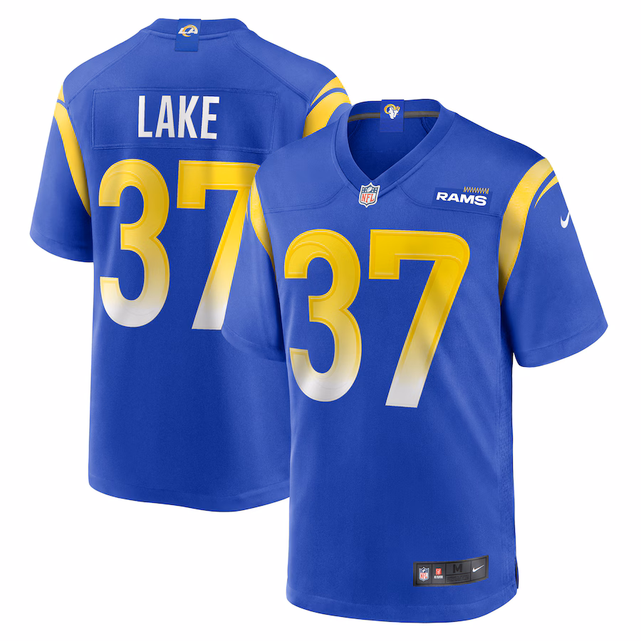 Men's Los Angeles Rams Quentin Lake Nike Royal Game Player Jersey - Jersey