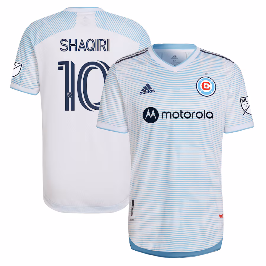 Men's Chicago Fire adidas White 2022 Lakefront Kit Authentic Player Jersey - Jersey