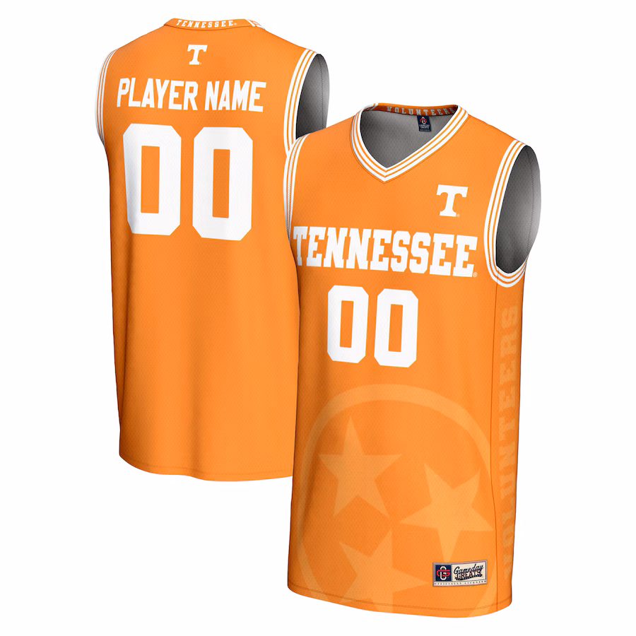 Tennessee Volunteers GameDay Greats NIL Pick-A-Player Men's Basketball Icon Print Lightweight Jersey - Tennessee Orange - Jersey