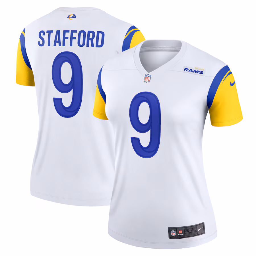 Women's Los Angeles Rams Matthew Stafford Nike White Legend Jersey - Jersey