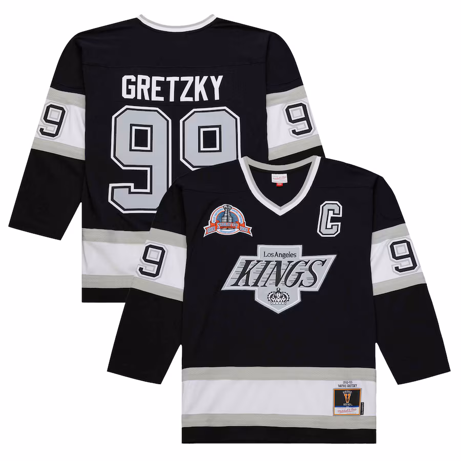 Men's Los Angeles Kings Wayne Gretzky Black 1992-93 Power Play Jersey - Jersey