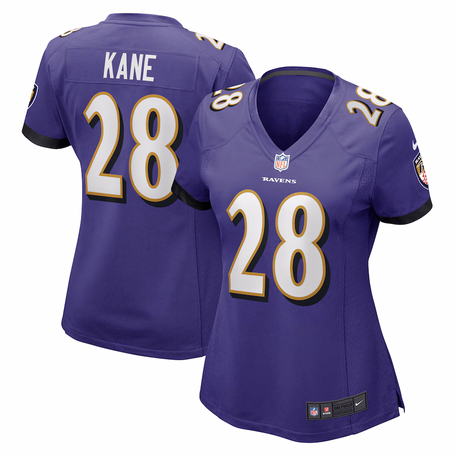 Women's Baltimore Ravens Sanoussi Kane Nike Purple Game Jersey - Jersey