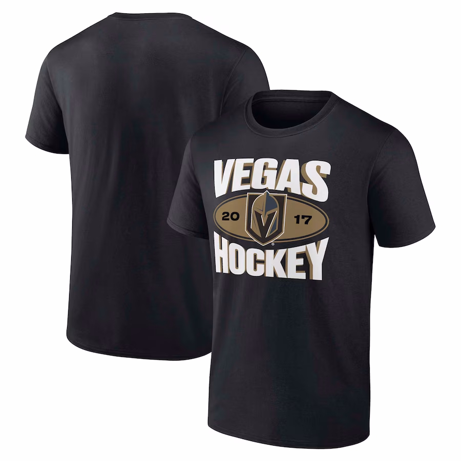 Men's Vegas Golden Knights Fanatics Black Team Pride T-Shirt - Jersey