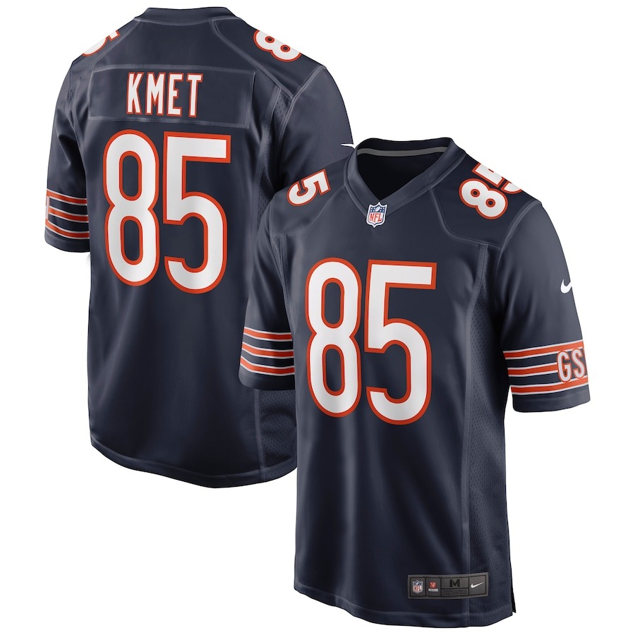 Men's Chicago Bears Cole Kmet Nike Navy Player Game Jersey - Jersey