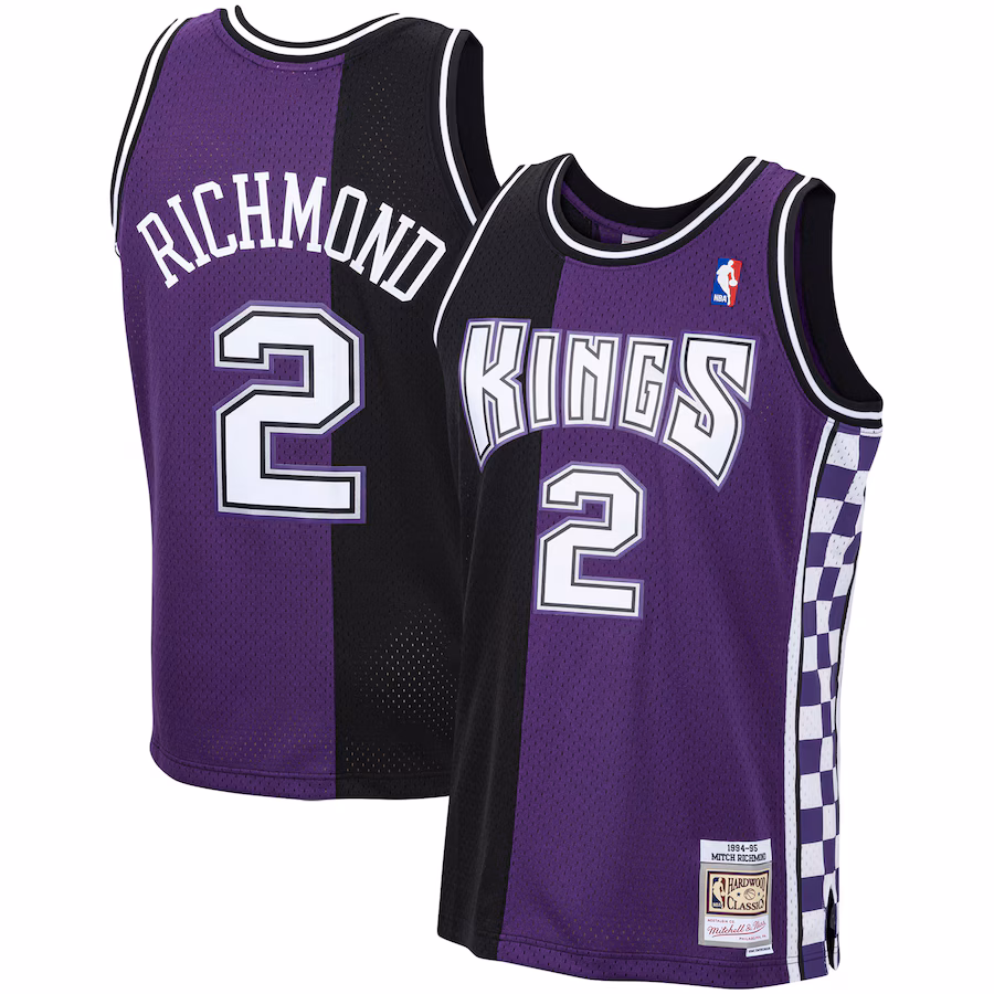 Men's Sacramento Kings Mitch Richmond Mitchell & Ness Purple 1994/95 Hardwood Classics Swingman Jersey - Jersey