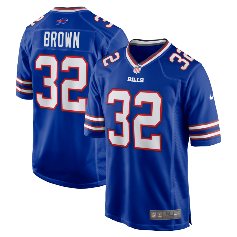 Men's Buffalo Bills Kyron Brown Nike Royal  Game Jersey - Jersey