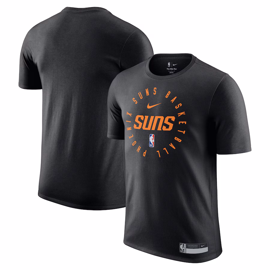 Men's Phoenix Suns Nike Black 2024/25 Legend On-Court Practice Performance T-Shirt - Jersey
