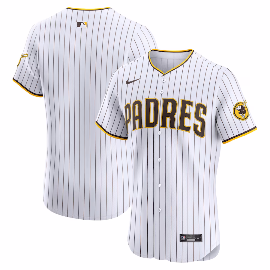 Men's San Diego Padres Nike White Home Elite Jersey - Jersey